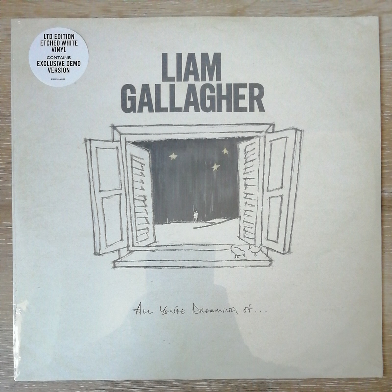 LIAM GALLAGHER-ALL YOU'RE DREAMING OF-12" LIMITED WHITE VINYL-NUOVO SIGILLATO
