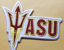 Embroidered Arizona State Sun Devils Patch approx 3x3.75"