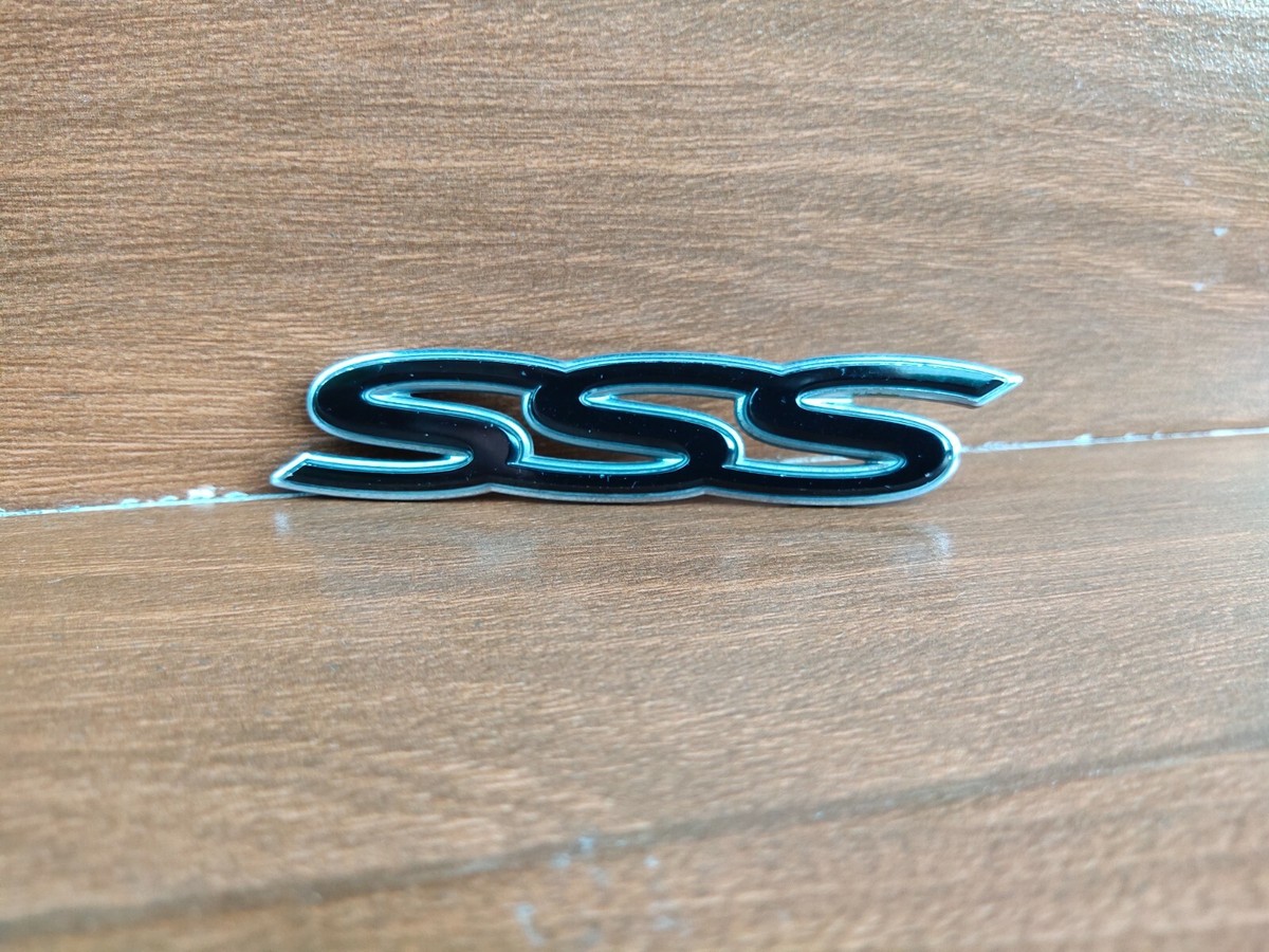 SSS Rear Trunk Emblem Badge Fit Nissan Bluebird SSS U14 1996-2012