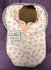 Fanny's Playhouse Infant PUPPET Plush African-American Black Baby NEW J8
