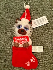 Twisted Whiskers CAT KITTEN 6” Mini Ornament Gift Stocking American Greetings