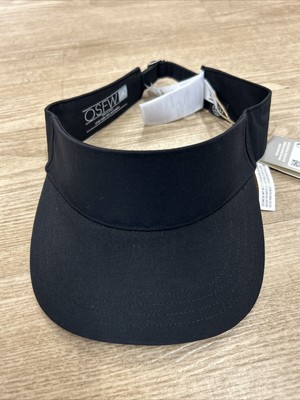 New  Adidas Golf Womens Adjustable Black Visor Tennis Golf OSFW Hf9347