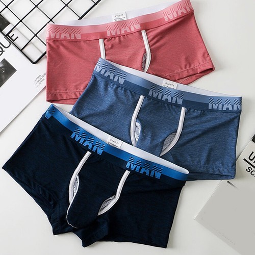 Sheath Socks Underwear Mens Penis Sleeve Boxer Shorts Cotton Breathable Panties - Picture 7 of 15