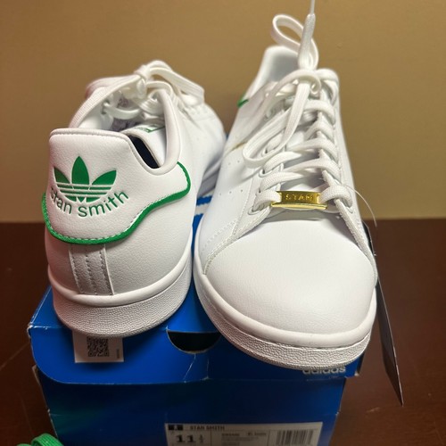 Adidas Originals Mens White Stan Smith GW0490 Low Top Lace Up Sneaker Shoes - Picture 3 of 9