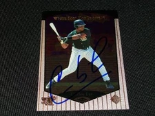 White Sox Carlos Lee Auto Signed 1998 UD Minor League Card #38 TOUGH SIG  N