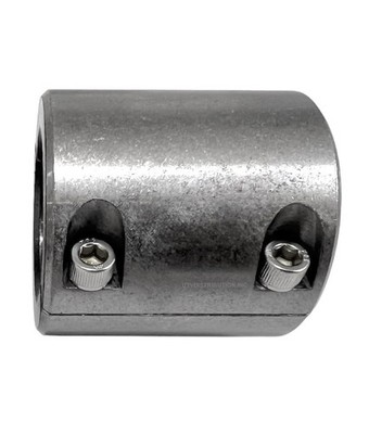 UTVDistribution Universal Fabrication Connector Steel Weldable Tube Silver 