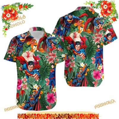 Superman 3D Hawaiian Shirt, Funny Gift For Superman Lovers