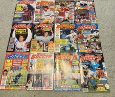 World Soccer Magazines 1991-1992. 12/12 Issues Complete Year In VGC.