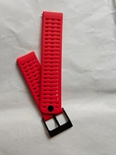 red Silicone watch strap for Suunto RACE,PEAK,DLC, Ocean 22mm strap
