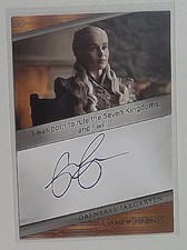 2025 Emilia Clarke as Daenerys Targaryen: The Great Houses: Quotable Auto