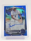 SEBASTIAN WILKINS 2025-26 BOWMAN CHROME U 1ST BLUE REFRACTOR AUTO /150 Q7302