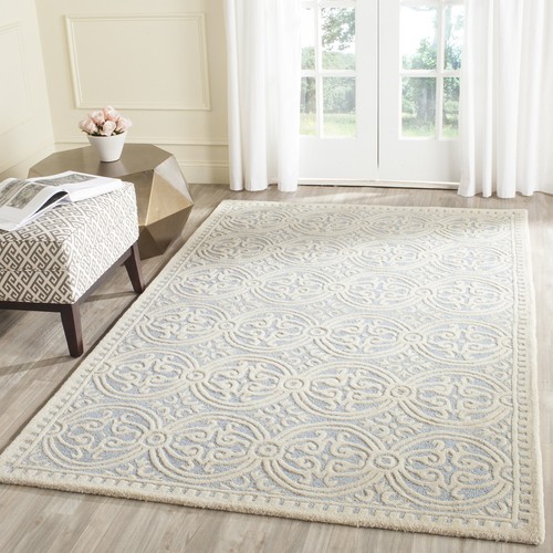 Moroccan Geometric Wool Area Rug