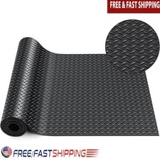 Durable PVC Rubber Anti Skid Flooring Roll Heavy Duty Waterproof Mats Garage Gym