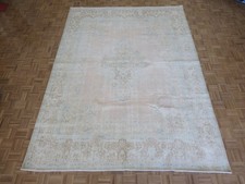 8'7 x 11'6 Hand Knotted Soft Pink Fine Vintage Oriental Rug G16567