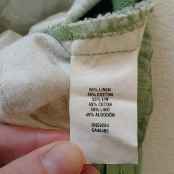 Childrens Place Boys Linen Pants Size 8 Adjustable Waist Pockets Size 8 NEW - Image 4 of 4