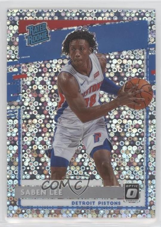 2020 Panini Donruss Optic Rated Fast Break Holo Prizm Saben Lee #191 Rookie RC