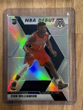 2019-20 Panini Mosaic NBA Debut Silver Prizm #269 Zion Williamson RC Rookie-8