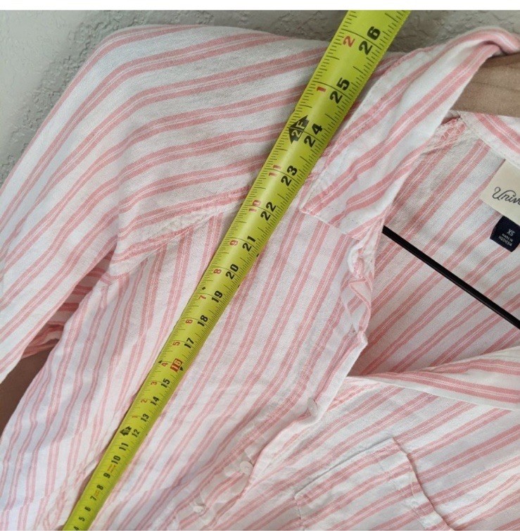 Universal thread long sleeve linen boyfriend fit … - image 5