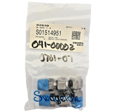 Lot of 3x Swagelok M-600-1-4 Alloy 400 3/8" Tube x 1/4" Male NPT Connector