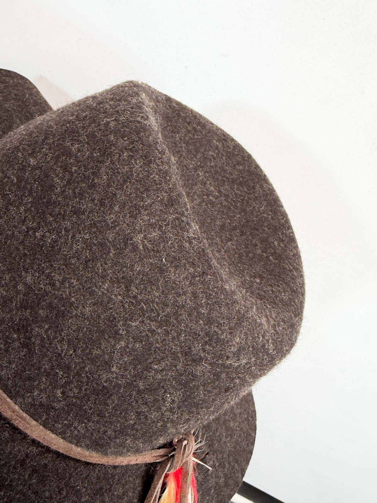 Peruvian Connection Hat Wool Brown Floppy Boho So… - image 4
