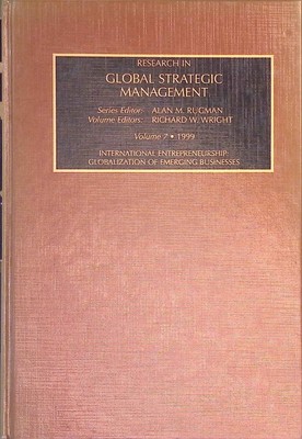 International Entrepreneurship: Globalization of Emerging Businesses. Research i