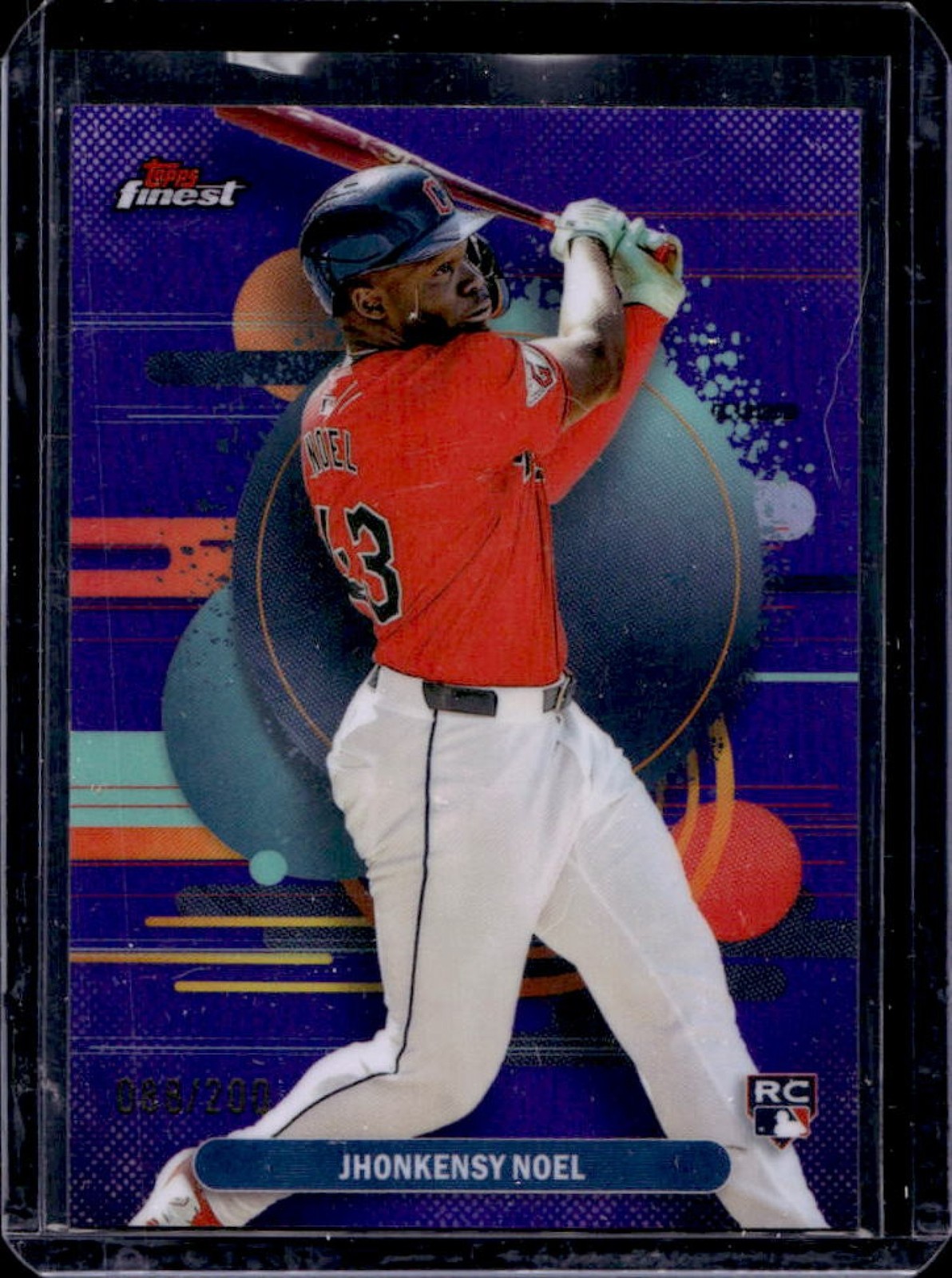 2025 Finest Jhonkensy Noel Uncommon RC Purple Refractor #/200 Guardians