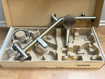 #ad #ad Kohler Hydrorail 3 in 1 Multifunction Shower System Brushed Nickel READ DESCRI.. $65.99