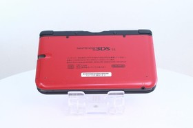 JP Game Nintendo 3DS LL XL Red Black  [Rank :B] Region-locked
