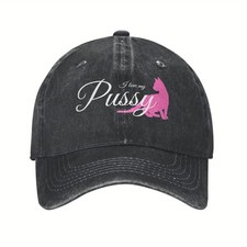 Certified Cat Lover Printed baseball cap outdoor sports leisure adjustable hat