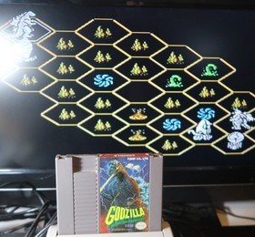 Godzilla Monster of Monsters - Cartucho NES - Probado y Funciona - &iexcl;Ver Capturas de Pantalla!