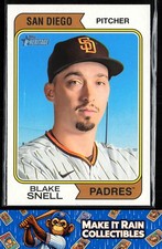 Blake Snell 2023 Topps Heritage #342 San Diego Padres Baseball