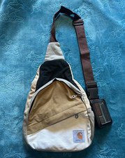 Carhartt Colorblock Crossbody Sling Bag Zip Closure Adjustable Strap