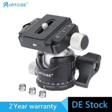 Low Profile Tripod Head,30MM Ball mini All metal ball head for Camera,DSLR,Camco