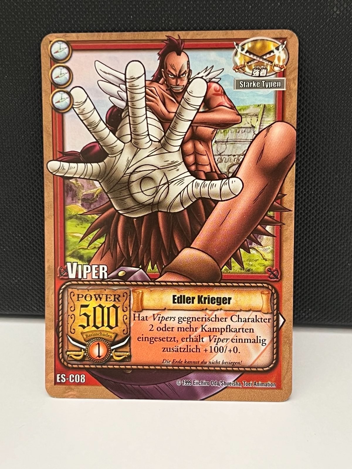 One Piece Skypia Karten Viper Edler Krieger HOLO ES-C08 TCG