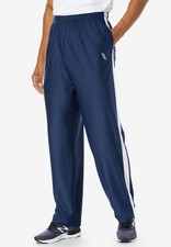 KingSize Men's Big  Tall Performance Mesh Side Panel Pants