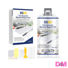Bathtub Repair Kit White, Acrylic Tub Shower Tray & Granite Marble Repair Kit