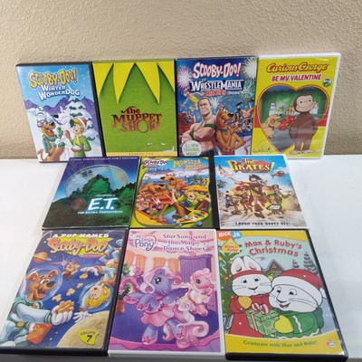 Kids DVD's. Muppet Show Season One. Scooby-Doo. My Little Pony. Max & Ruby. E.T.