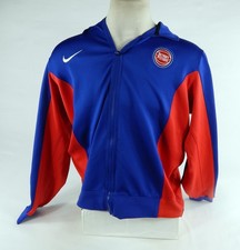 2023-24 Detroit Pistons Rodney McGruder #17 Game Used Blue Warm Up Jacket XL 1
