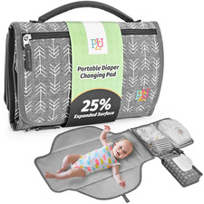 Portable Diaper Changing Pad - Changing Pad Portable with Wipes Pocket, Waterpro