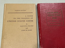 Collection of 4 vintage coin collector books