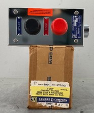 SQUARE D 9001KYC-201 2 UNIT HEAVY DUTY CONTROL STATION 600V TYPE 4 SER A NEW