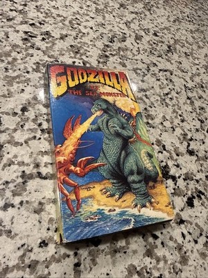Godzilla Vs. the Sea Monster VHS 1992 Sci-fi Vintage Movie GoodTimes 1966 Toho