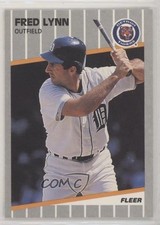 1989 Fleer Fred Lynn #138 5sb