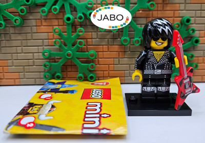 ( S3 / 2 / 12 ) Lego Minifigures col190 col12-12 Rock Star Series 12
