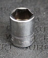 Snap On 15 mm FSM151 Metric Chrome Shallow Socket 6 pt 3/8