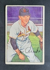 1952 Bowman #62 Joe Presko - Rookie Card - St. Louis Cardinals  GD-VG. rookie card picture