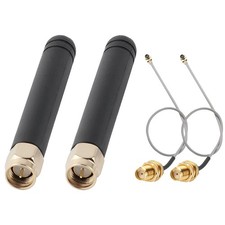 Geekstory 2 PCS LoRa Antenna 915MHz 2DBI with U.FL IPEX to SMA Connector for Lor