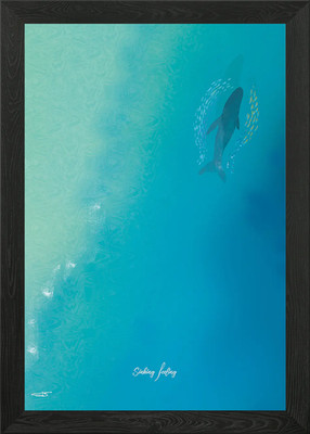 Ocean of emotions Framed Wall Art Poster Canvas Print Picture