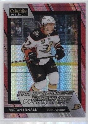 2023 O-Pee-Chee Platinum Marquee Rookies Red Prism Tristan Luneau Rookie RC 11f7