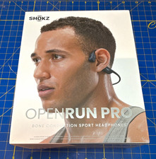 Shokz OpenRun Pro Bone Conduction Bluetooth Open-Ear Neckband Headphones Black